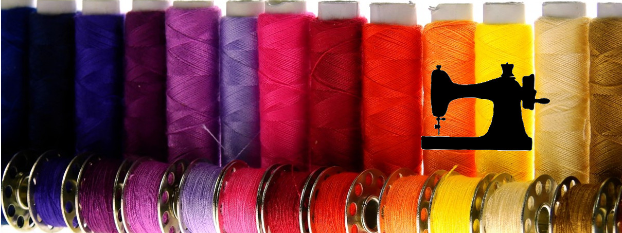 bobines de fil de plusieurs couleurs
