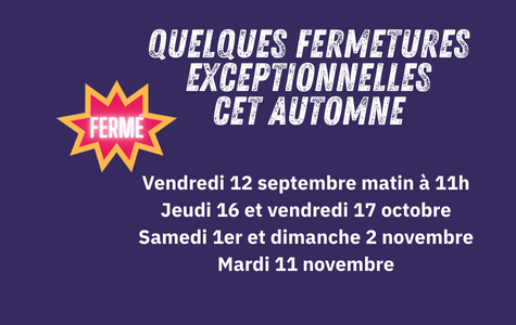 fermeture